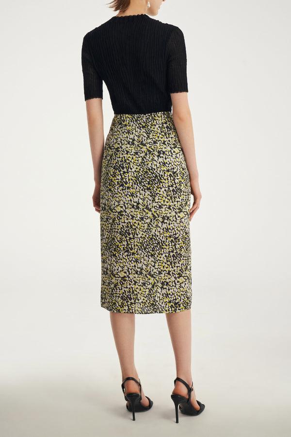 Laurèl Laurèl Cotton Mock-Neck Knit Sweater White