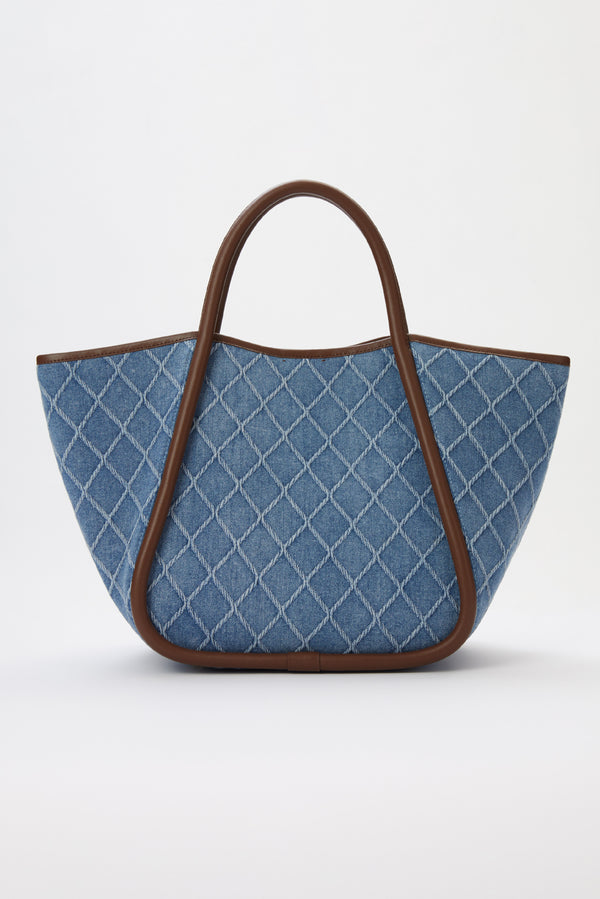 Laurèl Laurèl Denim Blue Tote Bag Denim Blue