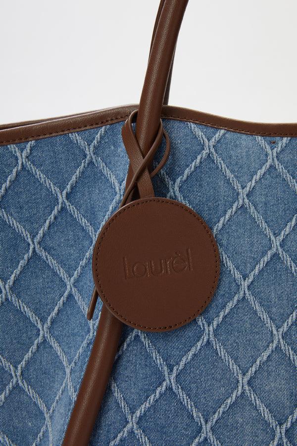 Laurèl Laurèl Denim Blue Tote Bag Denim Blue