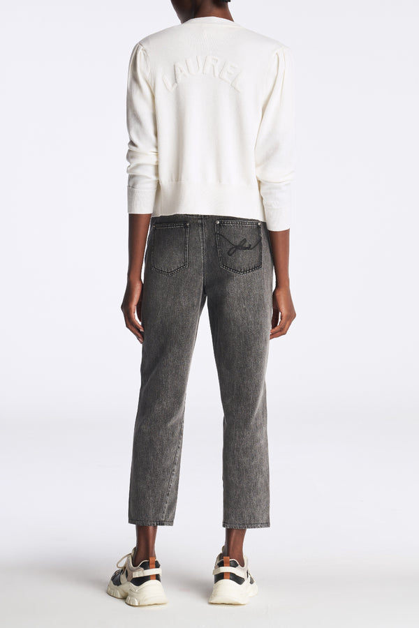 Laurèl Laurèl Gray Tapered Jeans Dark Gray