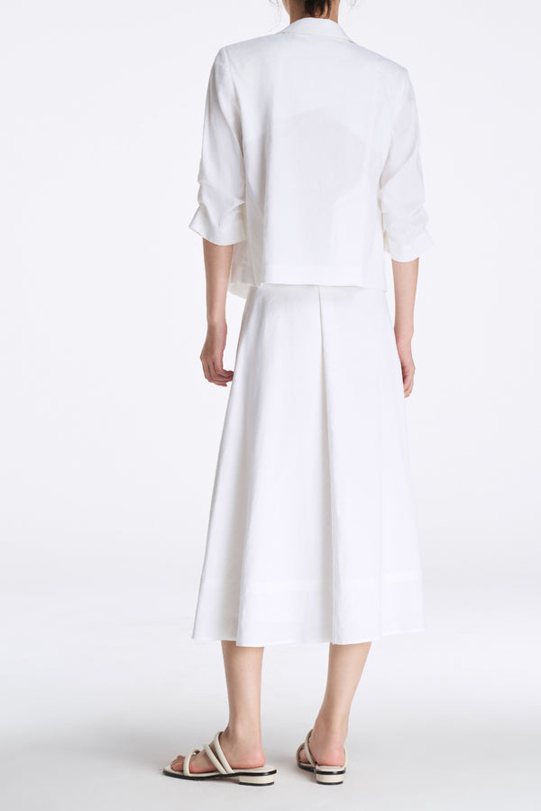 Laurèl Laurèl Half-Sleeve Blazer White