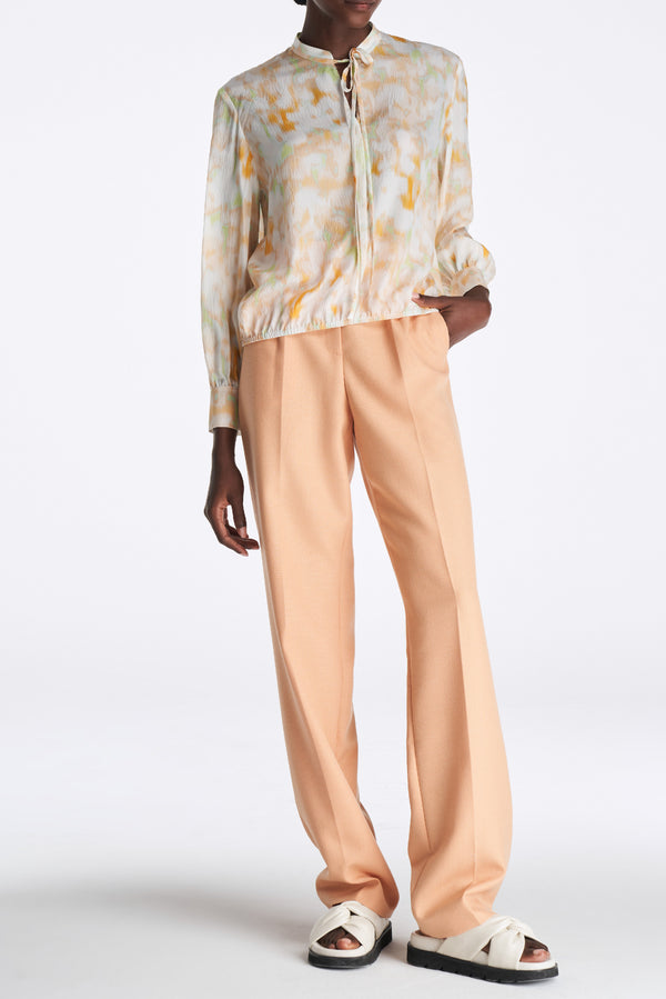 Laurèl Laurèl Orange Straight-Leg Trousers Orange