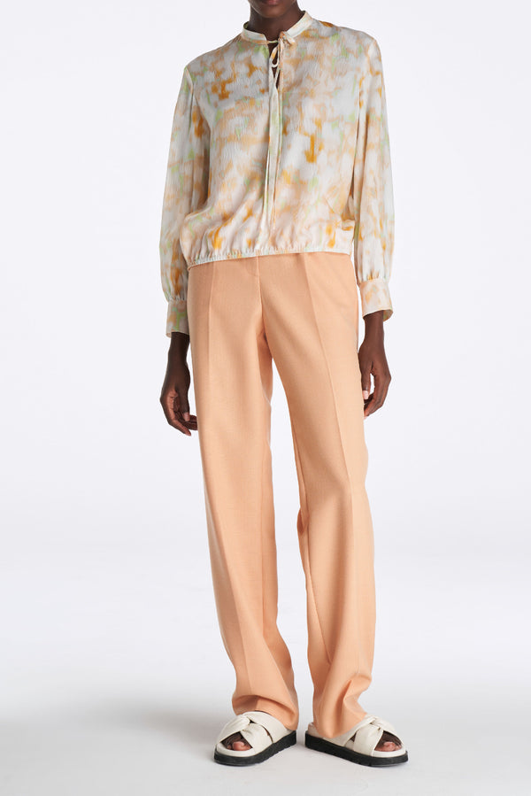 laurèl Laurèl Orange Straight-Leg Trousers Orange