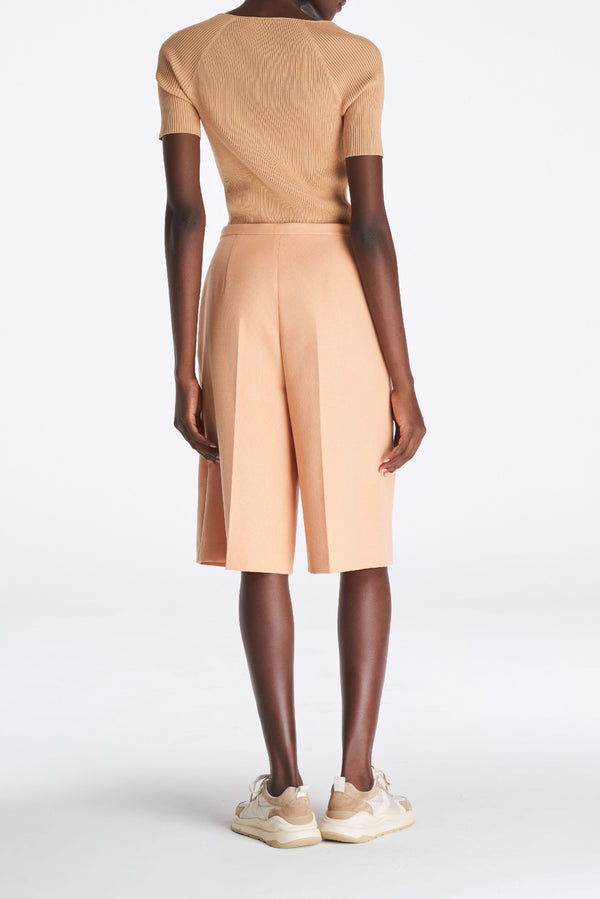 Laurèl Laurèl Orange U-Neck Knit Top Orange