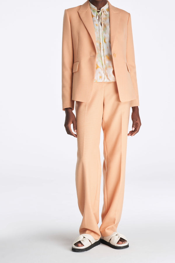 laurèl Laurèl Orange Wool Blazer Orange