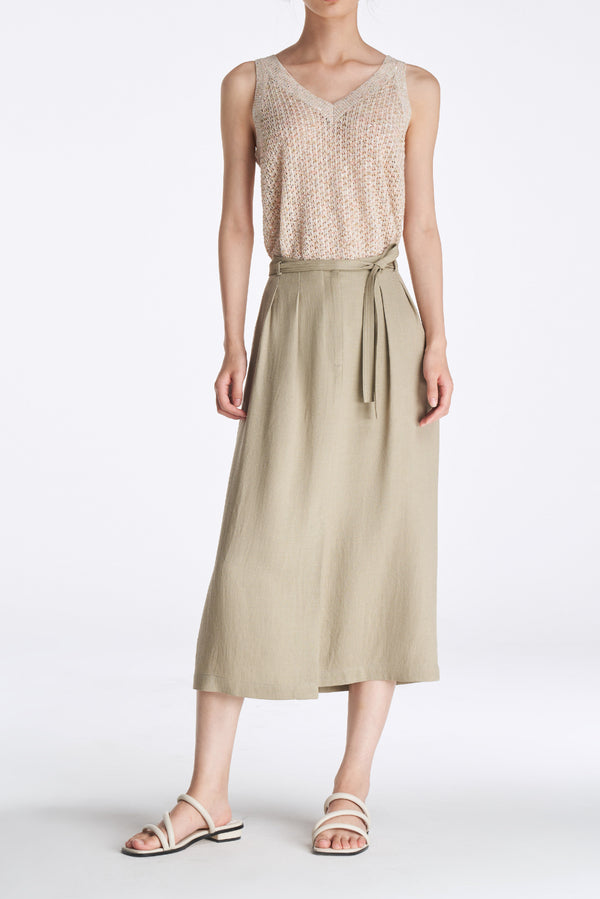 laurèl Laurèl Sequined Knit Camisole Orange