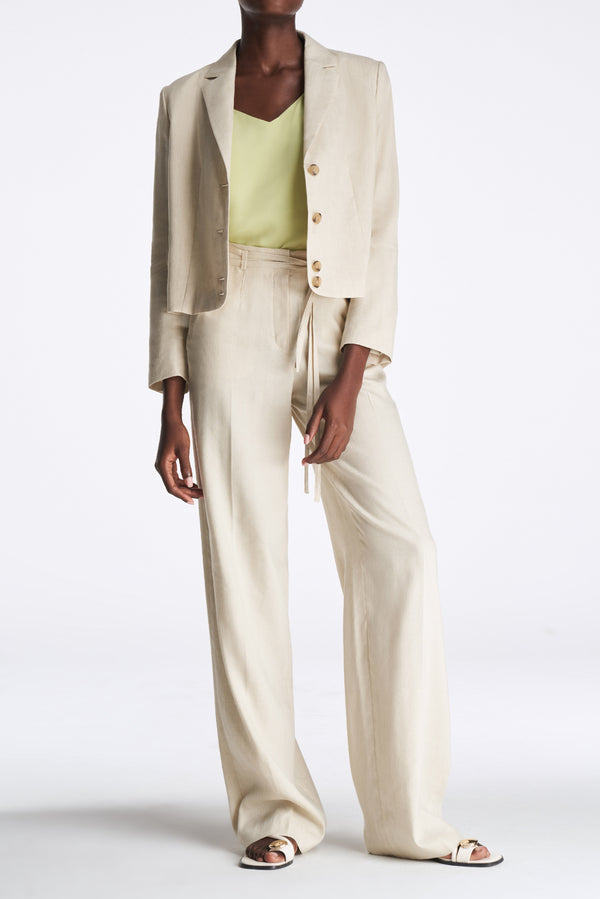 laurèl Laurèl Short Blazer Almond