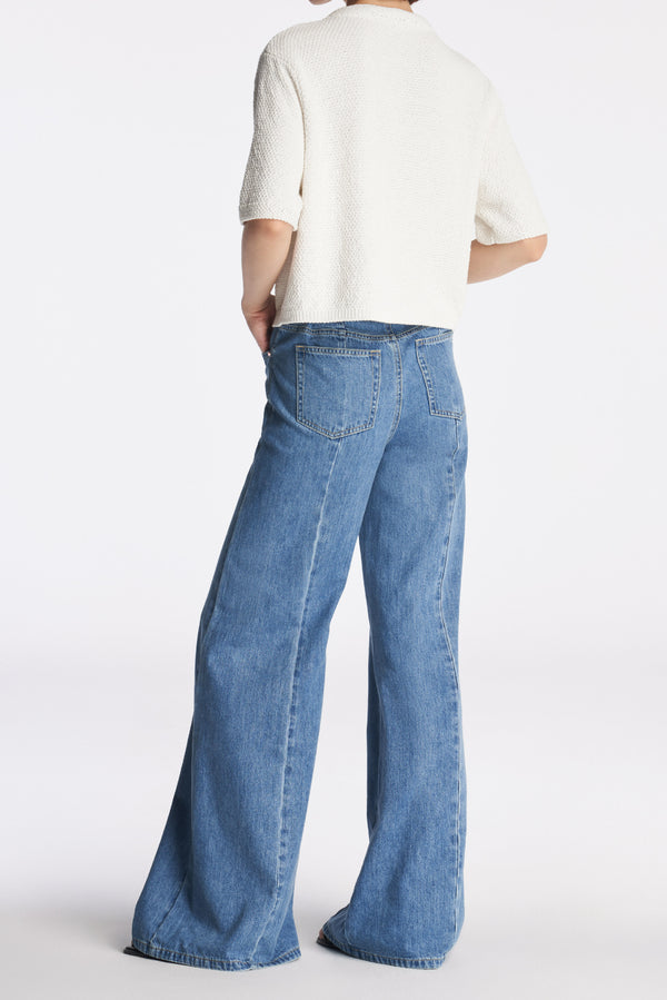 Laurèl Laurèl Short Knit Cardigan White