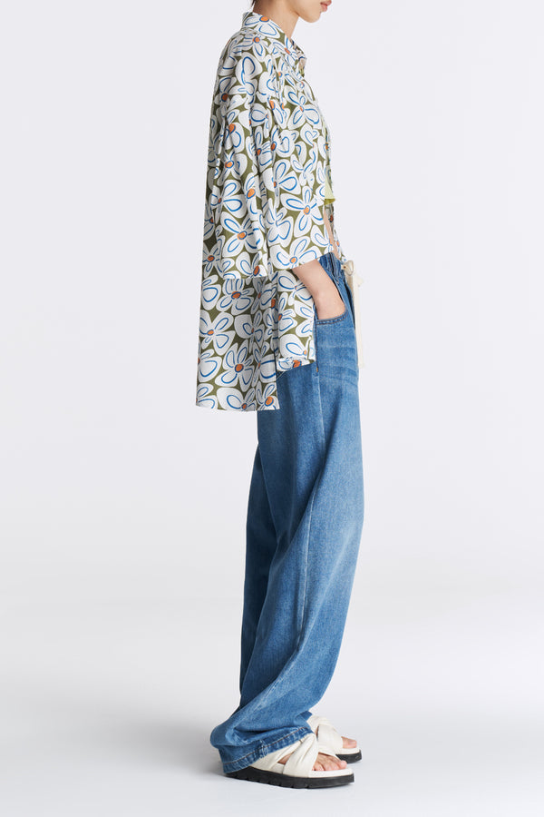 Laurèl Laurèl Straight-Leg Jeans Blue