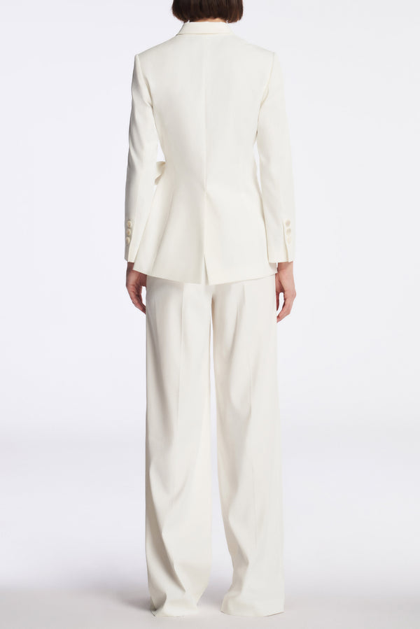Laurèl Laurèl Tie Waist Blazer White
