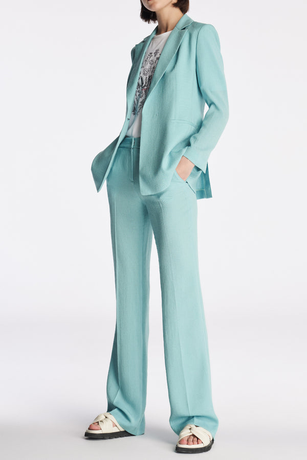 Laurèl Laurèl Triacetate Blazer Green