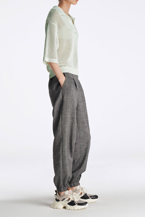 Laurèl Laurèl V-neck Knit Sweaters Green