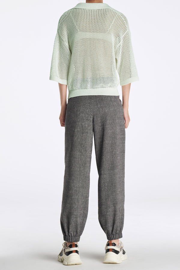 Laurèl Laurèl V-neck Knit Sweaters Green