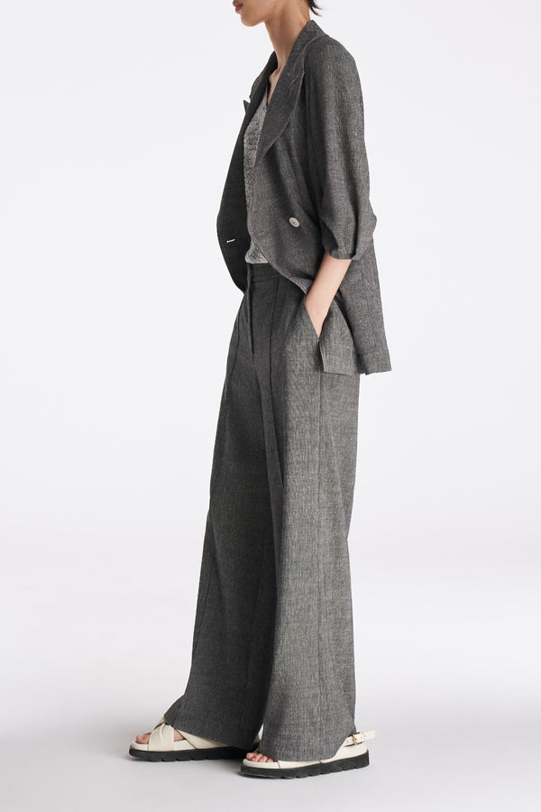 Laurèl Laurèl Waist Blazer Gray