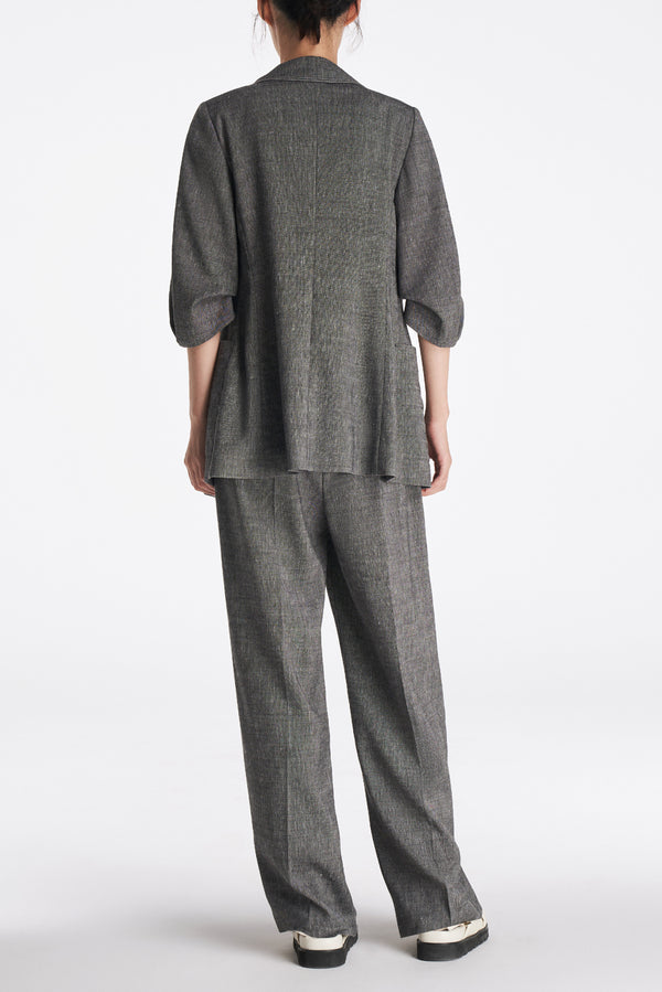 Laurèl Laurèl Waist Blazer Gray