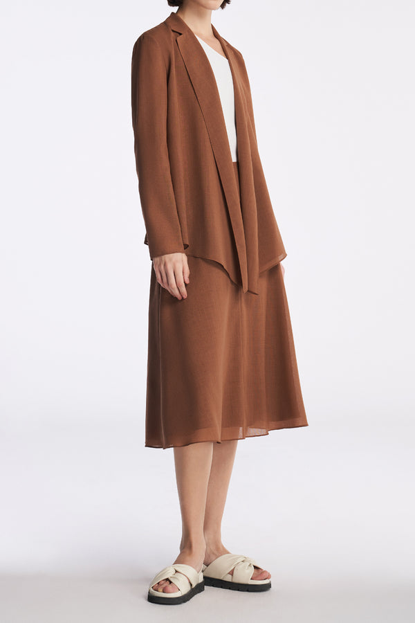 Laurèl Laurèl Wool Blazer Brown