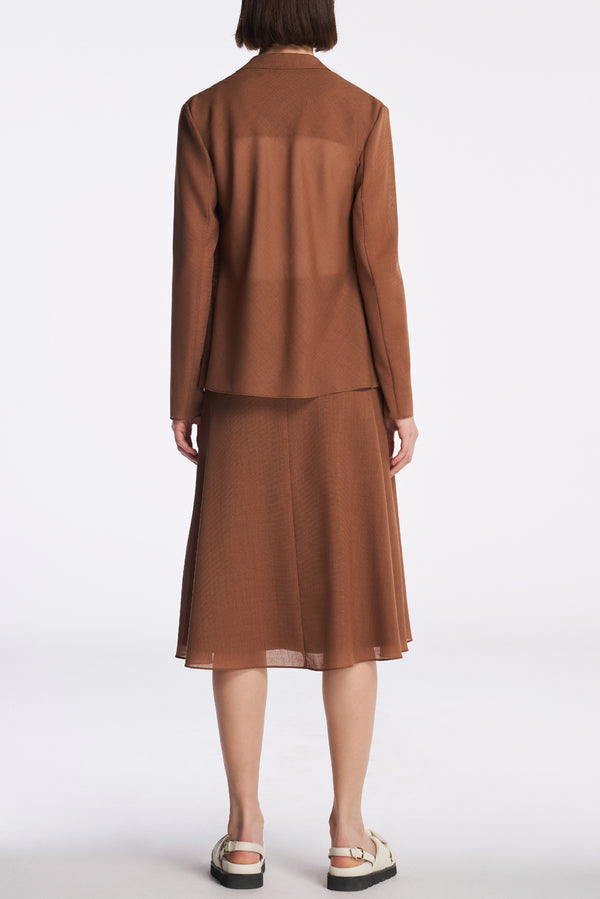 Laurèl Laurèl Wool Blazer Brown