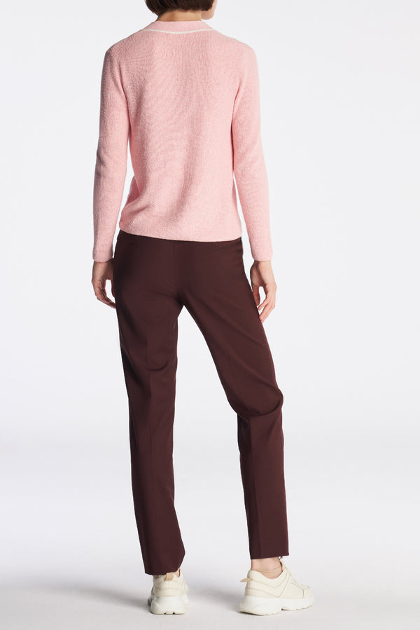Laurèl Laurèl Wool Tapered Pants Red