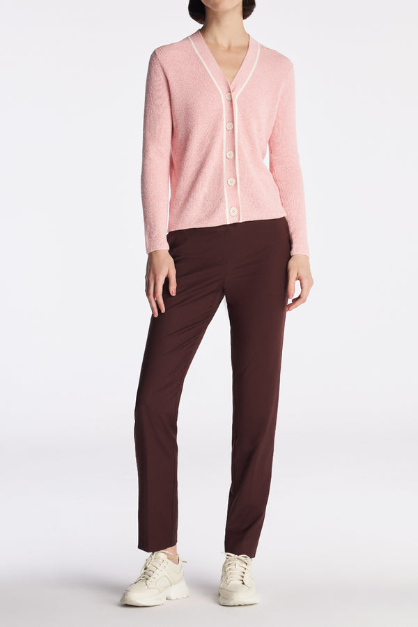 laurèl Laurèl Wool Tapered Pants Red