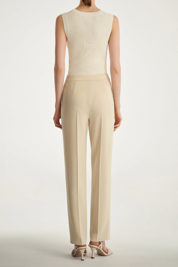 Laurèl Laurèl Triacetate Cropped Tapered Pants Honey Jade
