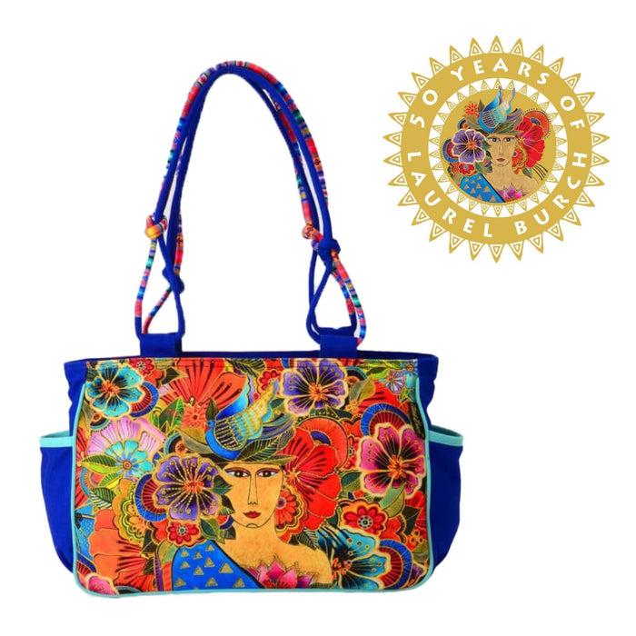 laurel burch 50 Years of Laurel Shoulder Tote - Limited Edition
