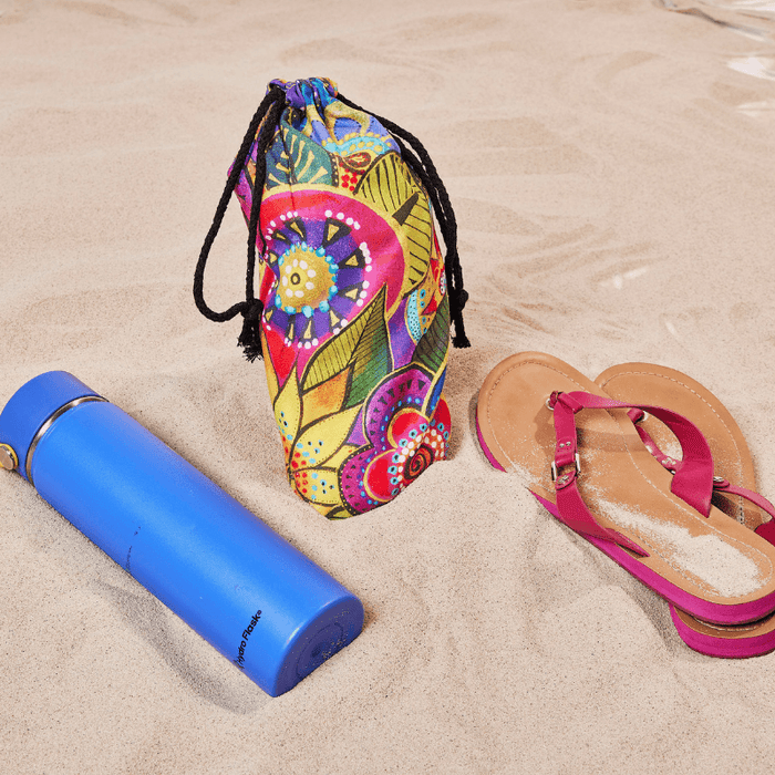 Laurel Burch Carlotta's Garden Microfiber Beach Towel