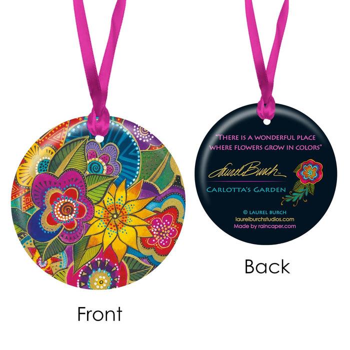 Laurel Burch Carlotta's Garden Porcelain Keepsake Ornament