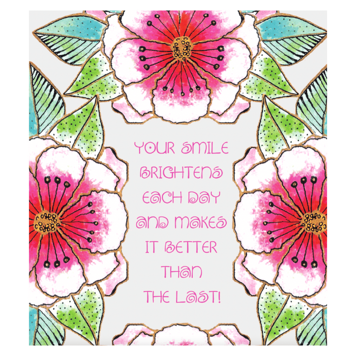 laurel burch Celestial Florals Mother's Day card - Single