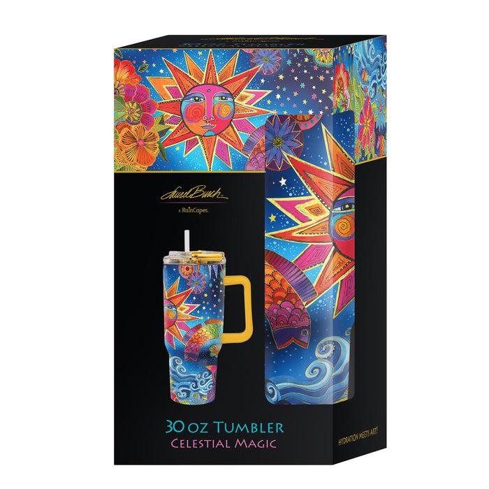 Laurel Burch Celestial Magic Insulated Tumbler - 30 Oz
