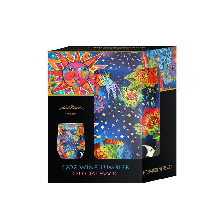 Laurel Burch Celestial Magic Insulated Wine Tumbler - 12 Oz