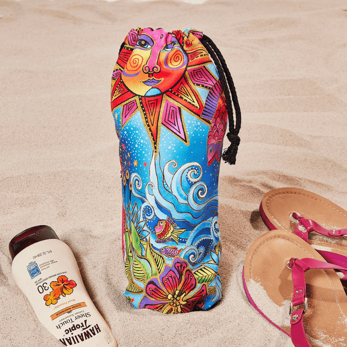 Laurel Burch Celestial Magic Microfiber Beach Towel