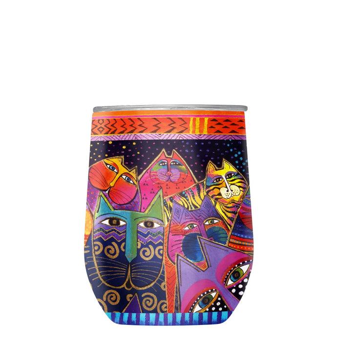 laurel burch Fantasticats Insulated Wine Tumbler - 12 oz