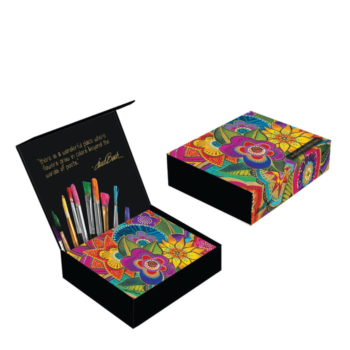 laurel burch Florals 16 Note Cards & Envelopes - Boxed Set