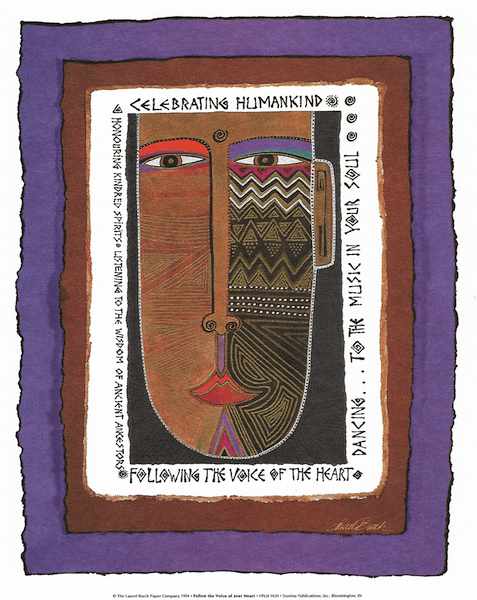 laurel burch Follow the Voice in your Heart Print- 16" x 20"