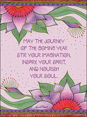 laurel burch Inspire Your Spirit Birthday Card - Single