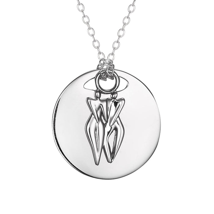 laurel burch Kindred Spirits Round Necklace - Sterling Silver