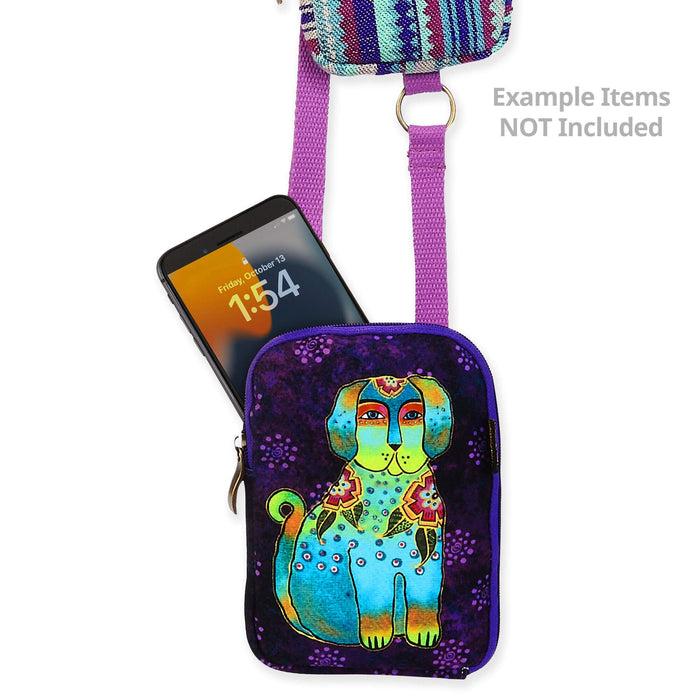 Laurel Burch Amigo De Colores Crossbody Phone Case