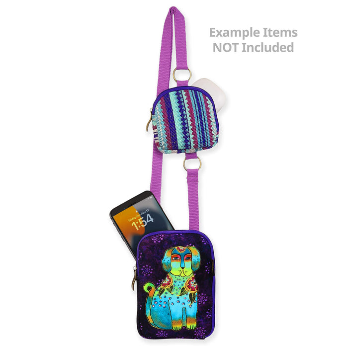 Laurel Burch Amigo De Colores Crossbody Phone Case