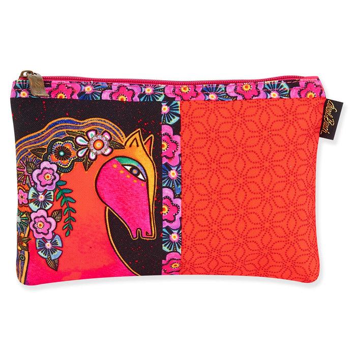 laurel burch Blaze Pony Cosmetic Bag