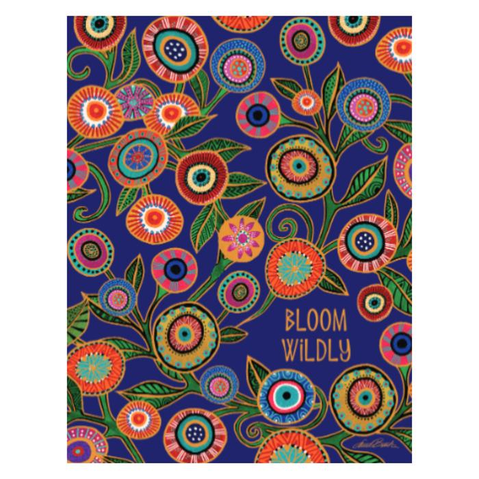 laurel burch Bloom Wildly Birthday Card - Single