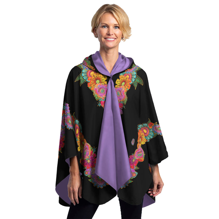 laurel burch Blooms Reversible Rain Cape