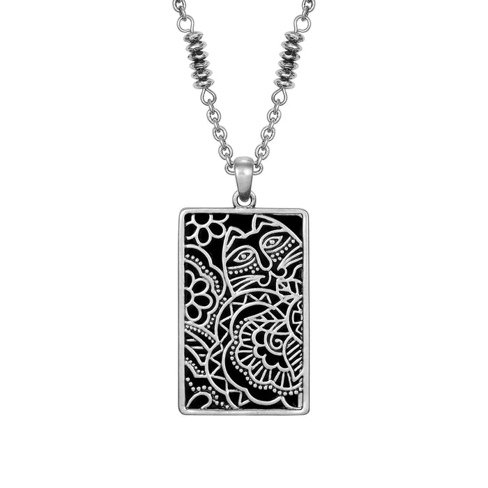 laurel burch Carlotta's Garden Necklace - Black