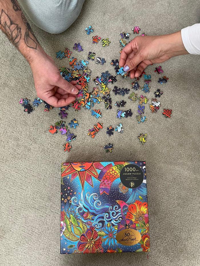 Laurel Burch Celestial Magic 1000-Piece Puzzle