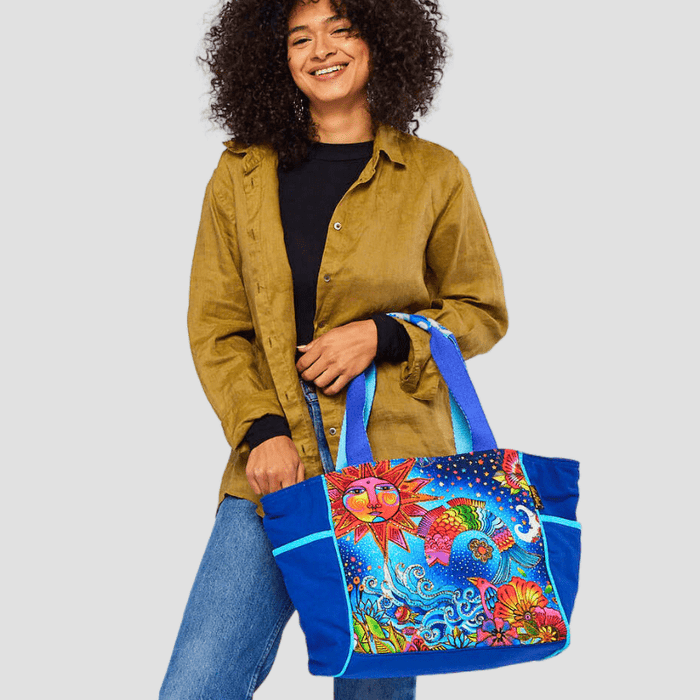 Laurel Burch Celestial Magic Large Tote