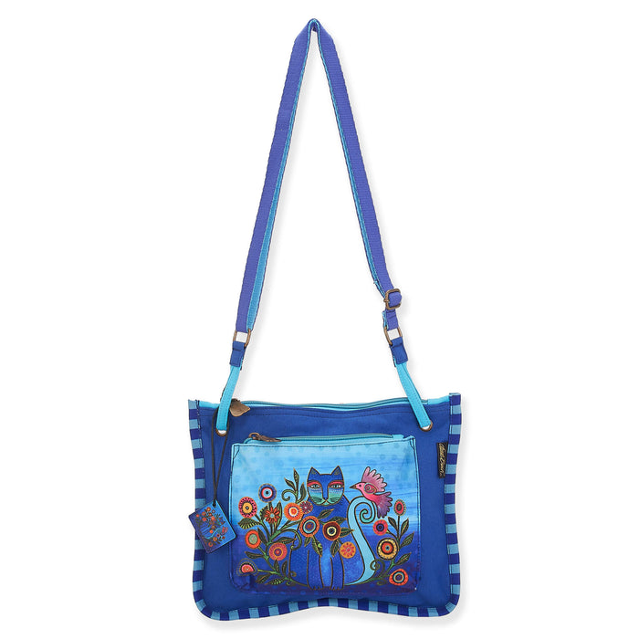 laurel burch Cerulean Cat Crossbody