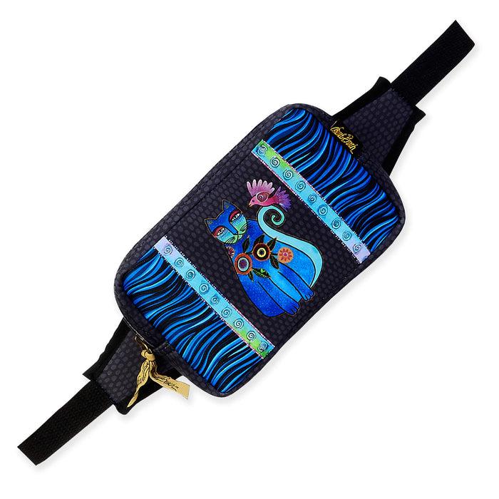 laurel burch Cerulean Cat Neoprene Belt Bag