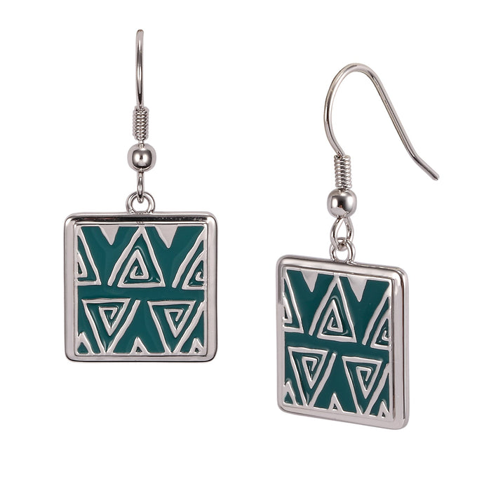 laurel burch Dance Earrings - Green