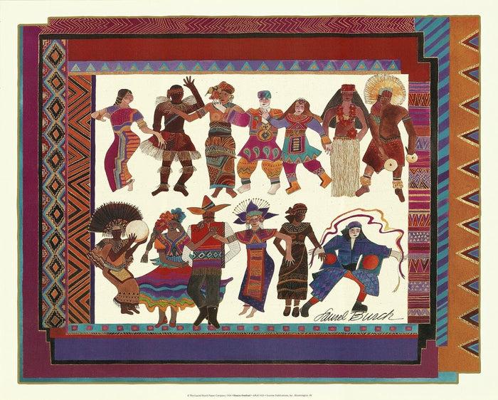 laurel burch Dance Festival Print - 16" x 20"