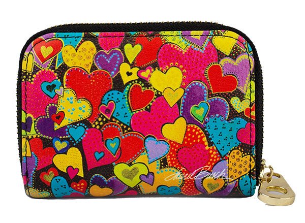 laurel burch Dancing Hearts Zippered Wallet