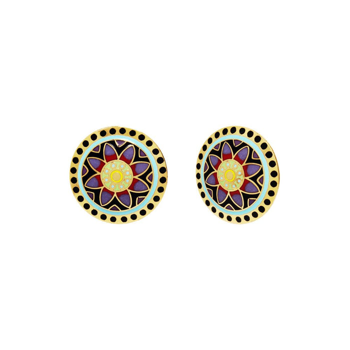 laurel burch Desert Flower Vintage Earrings